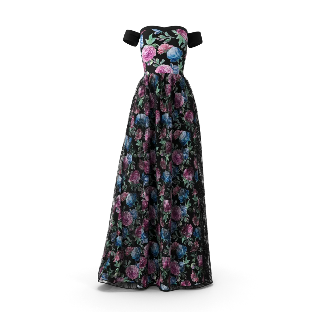 Vestido Longo Preto de Festa