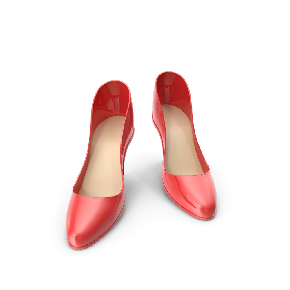 Sapato Feminino Vermelho Salto