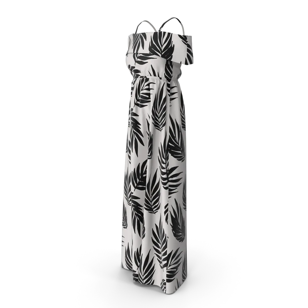 Vestido Midi Floral Feminino